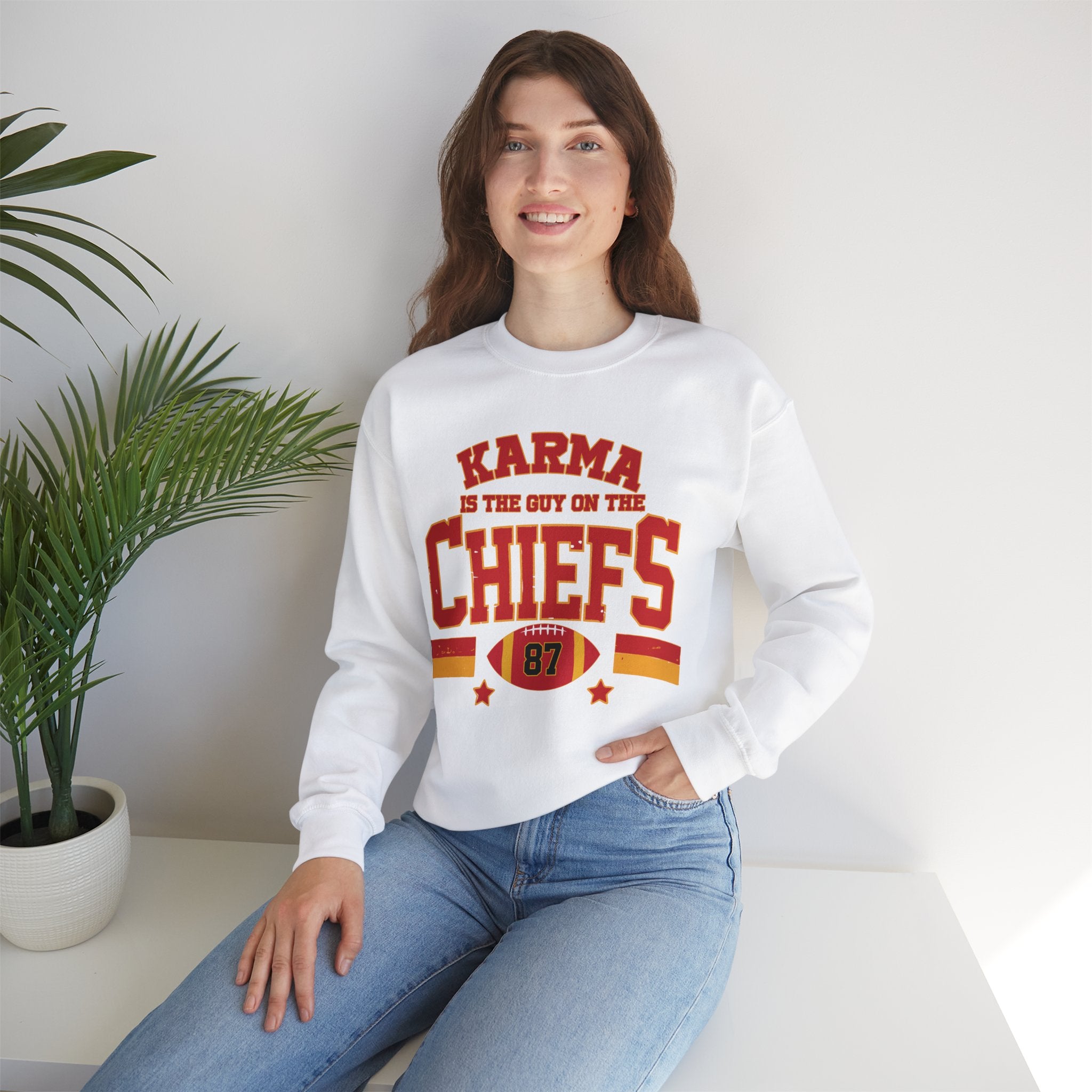 Karma is the Guy on the Chief  Sweatshirt , Taylor lover Sweatshirt