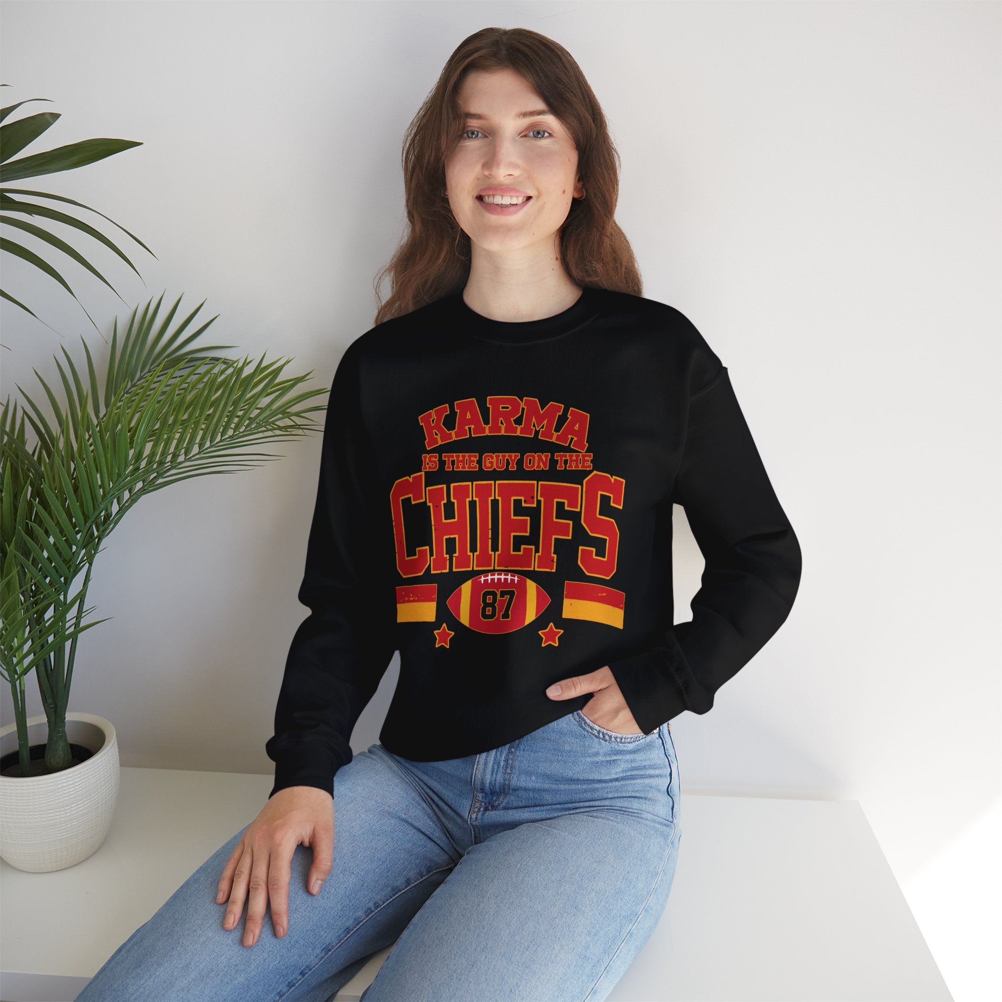 Karma is the Guy on the Chief  Sweatshirt , Taylor lover Sweatshirt