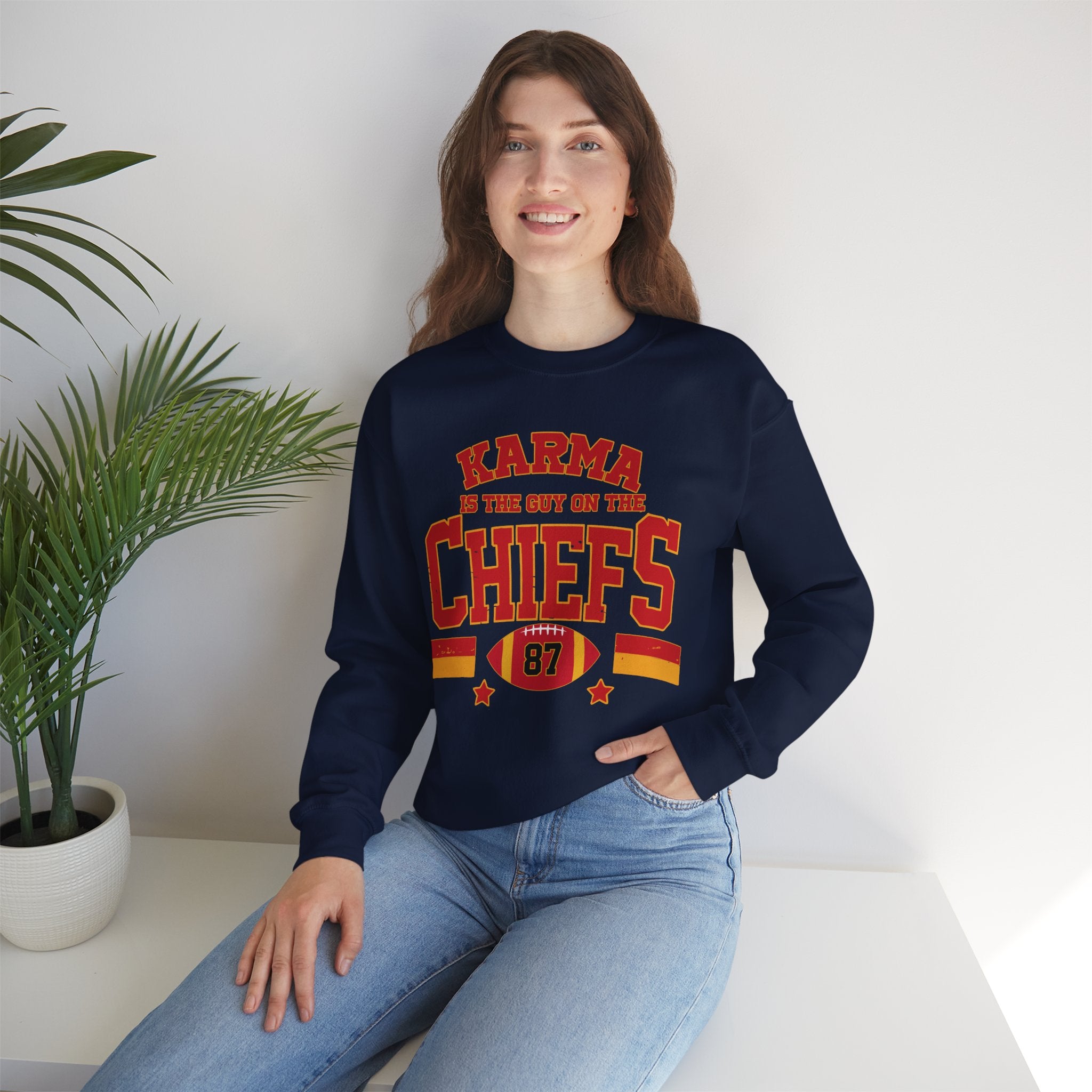 Karma is the Guy on the Chief  Sweatshirt , Taylor lover Sweatshirt