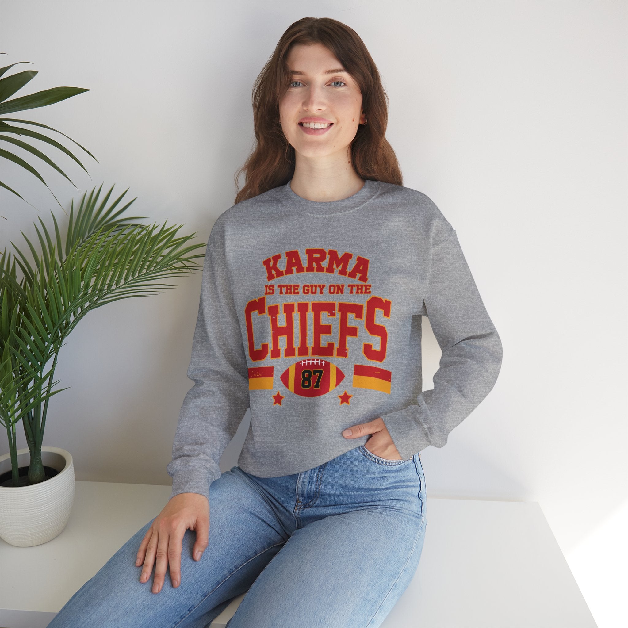 Karma is the Guy on the Chief  Sweatshirt , Taylor lover Sweatshirt