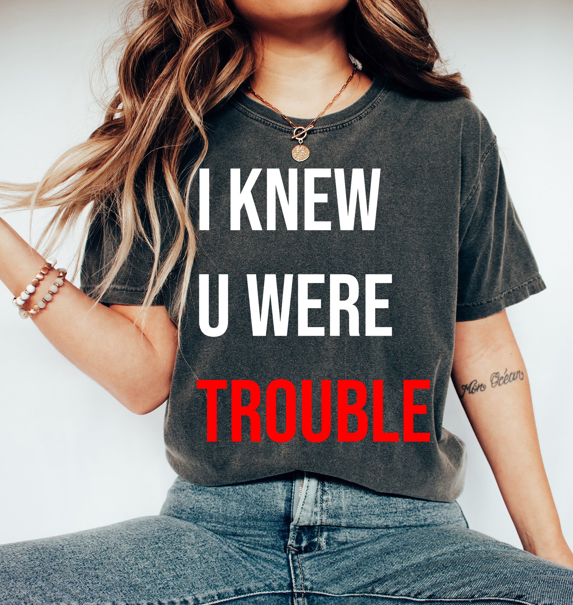 I knew u were Trouble shirt The Musical Shirt, , Eras Tour Paris, TTPD Setlist Tee, Viral Exclusive taylor shirt (Copy)