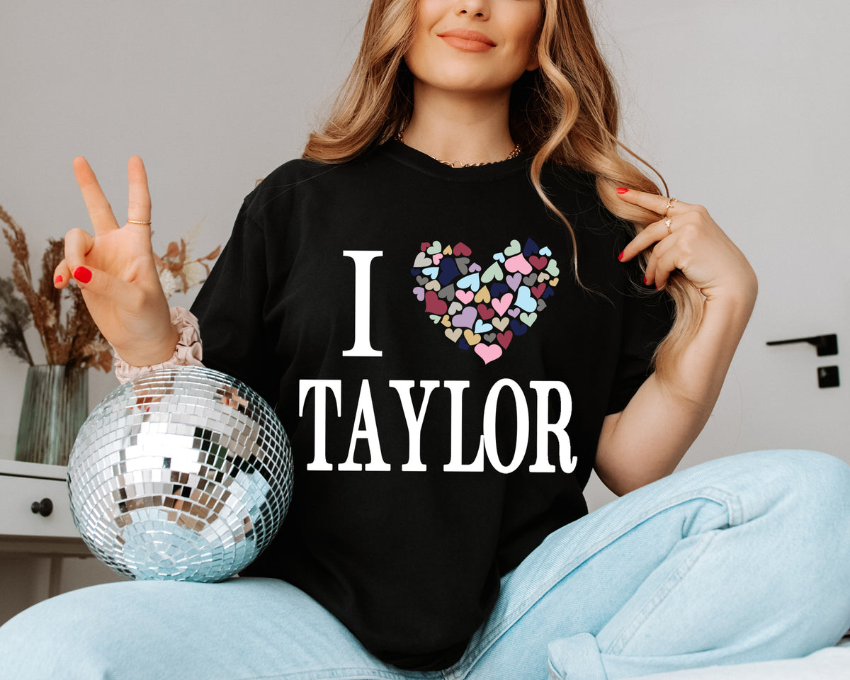 i love taylor shirt, Era tour inspired Shirt i heart taylor Swifties shirt