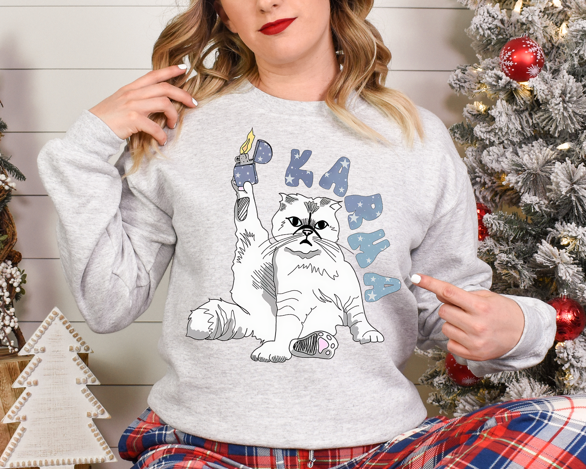 karma Cat cute Tshirt inspired by karma is a cat purring in my lap because it loves Me