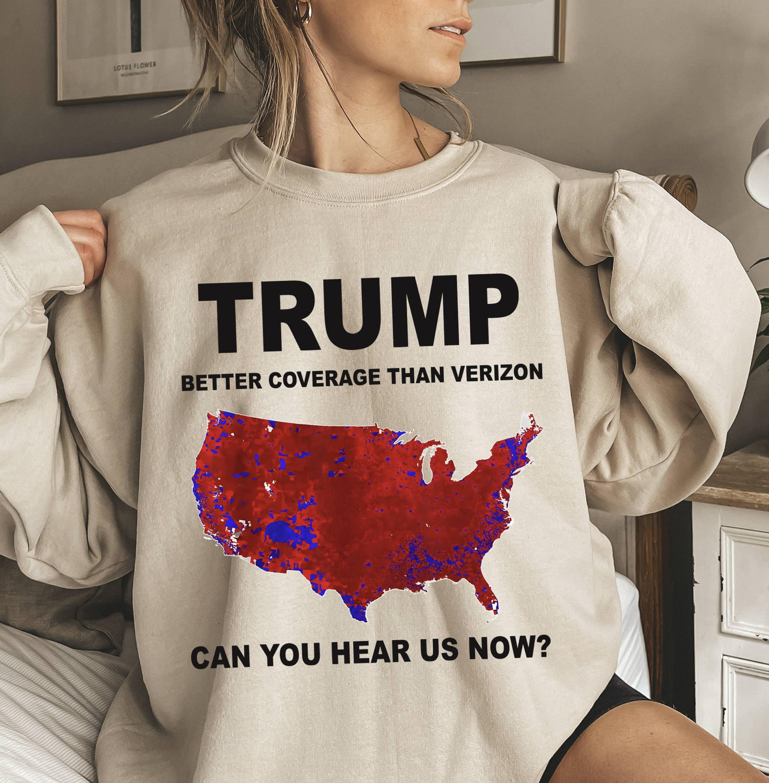 Trump Better Coverage Than Verizon Shirt, Trump Can You Hear Us Now Shirt, Trendy Trump Shirt, Trump Won Shirt, Trump 47 Shirt, President 47