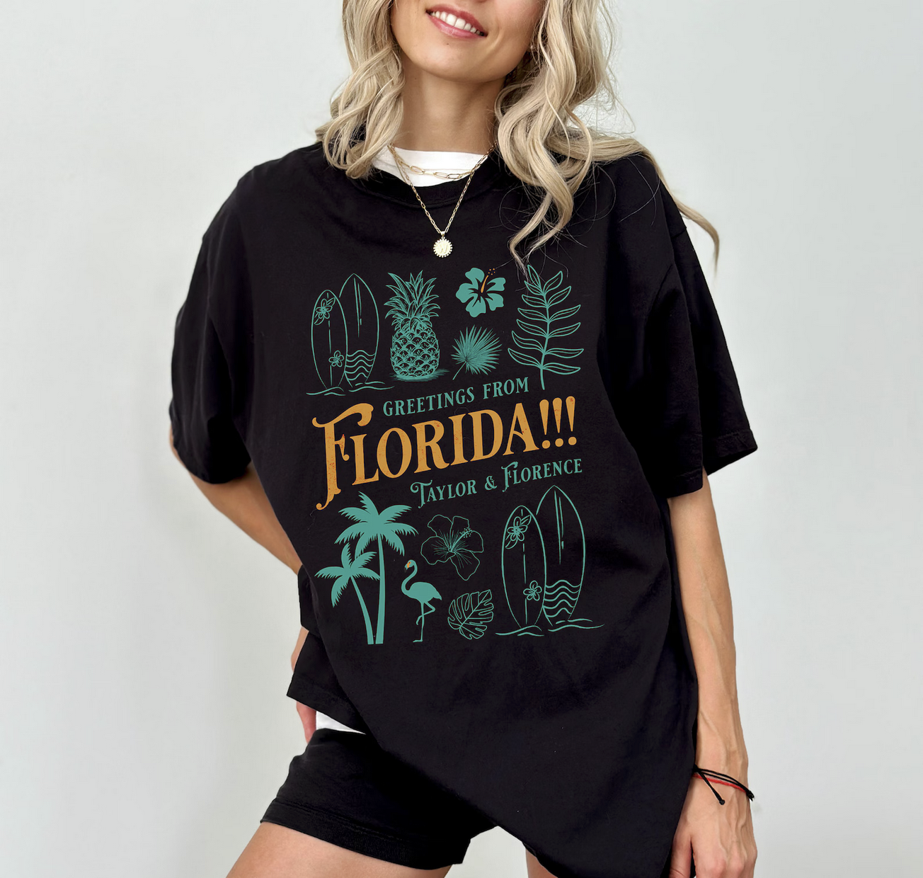 florida!!! Tortured Poets T-Shirt | Taylor Florence Tropical Aesthetic Swiftie Gift | Swift Version Taylor's TTPD Tee