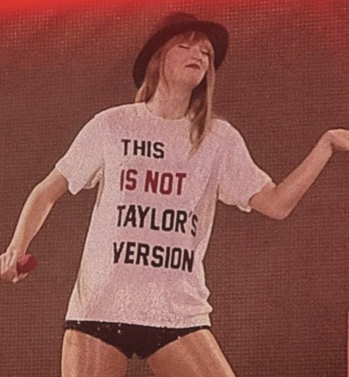 This is Not Taylor's Version Shirt  RED Paris Era Tour Shirt EXCLUSIVE