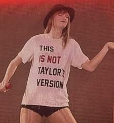 This is Not Taylor's Version Shirt  RED Paris Era Tour Shirt EXCLUSIVE