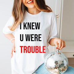 I knew u were Trouble shirt The Musical Shirt, , Eras Tour Paris, TTPD Setlist Tee, Viral Exclusive taylor shirt (Copy)