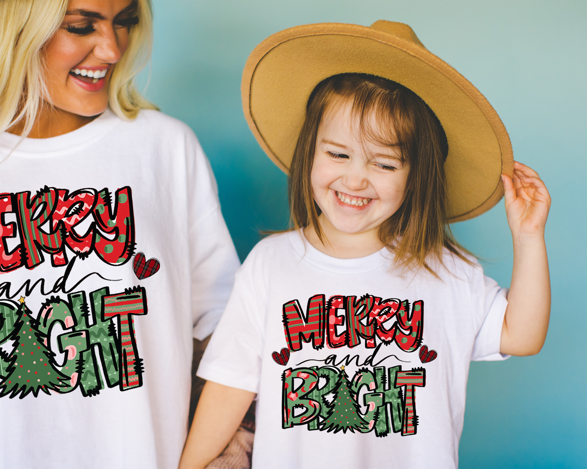 Merry and Bright christmas sweater sweatshirt or hoodie for xmas Merry Christmas crewneck Unisex