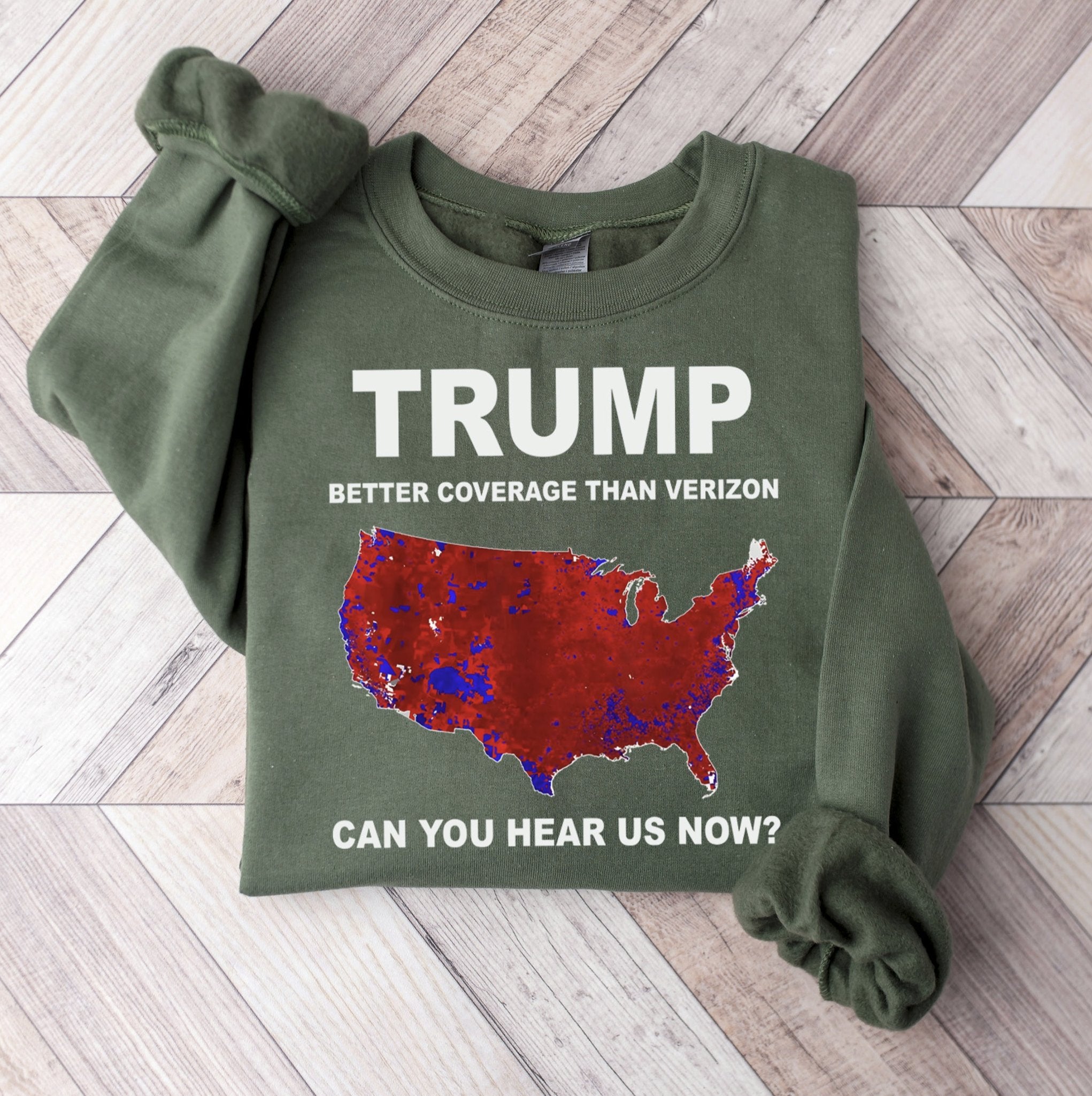 Trump Better Coverage Than Verizon Shirt, Trump Can You Hear Us Now Shirt, Trendy Trump Shirt, Trump Won Shirt, Trump 47 Shirt, President 47