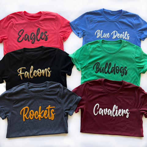 Custom Sport Name Shirt, School Team Mascot Shirt, football shirt, basketball shirt, tennis shirt, baseball shirt, Hockey Shirt, Custom your favorite Team Name